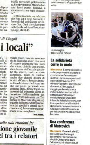 6 Il Corriere Adriatico - MC - n 135 - 18 mag 10 - pag III